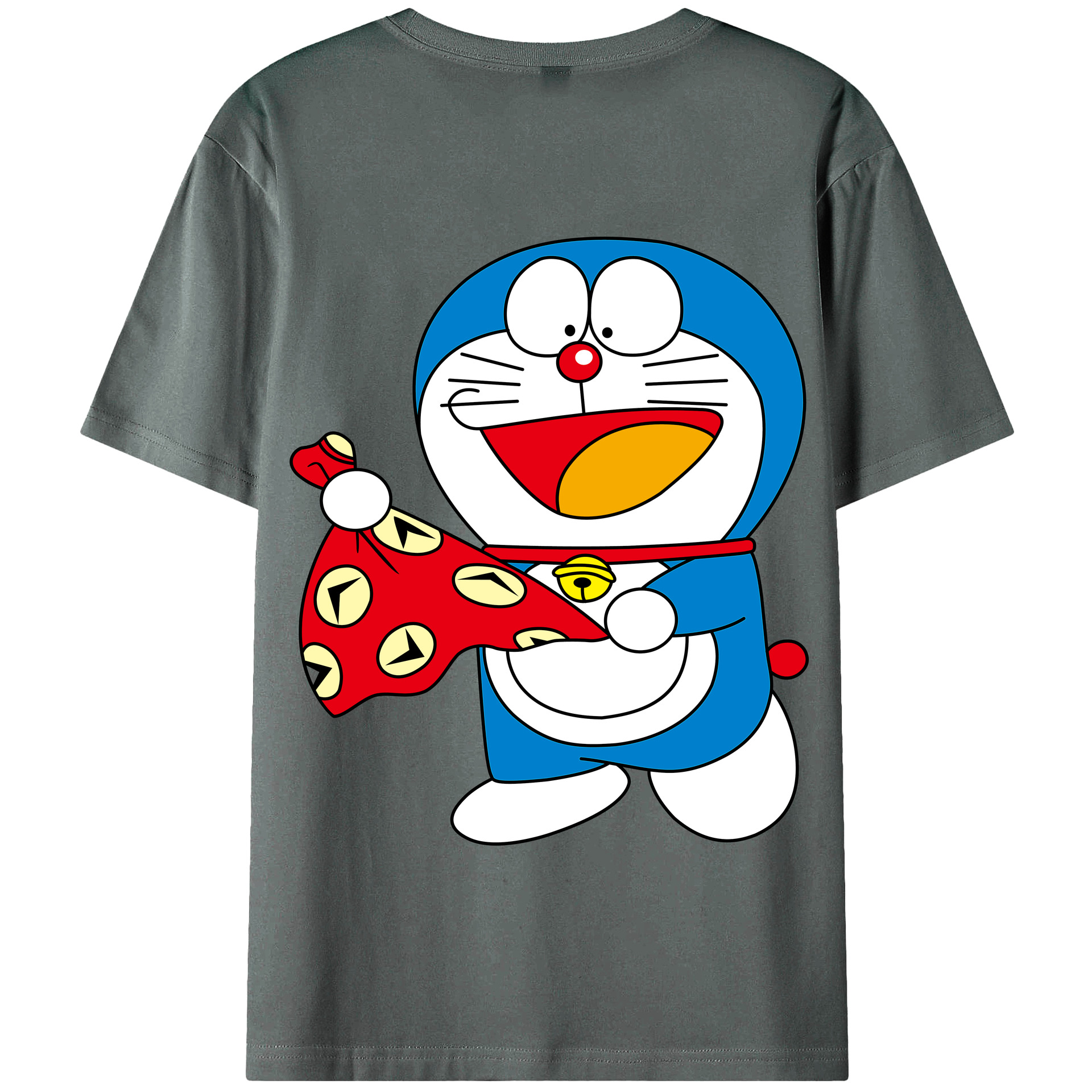（画像用） ドラえもん Doraemon 綿100％半袖Tシャツ（背面プリント）